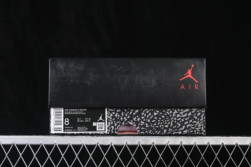 All categories Air Jordan Jordan series basketball shoes Air Jordan 3 LJR version Air Jordan 3 Retro "Pure Money" AJ3 Joe 3 replica white cat CT8532-111